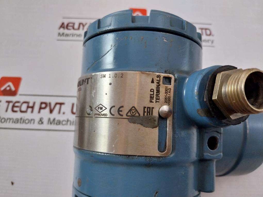 Rosemount 2051Tg2A2B21Ab4M5D4Q4 Pressure Transmitter 0 To 10 Bar 4-20Ma 10.5-42.4Vdc