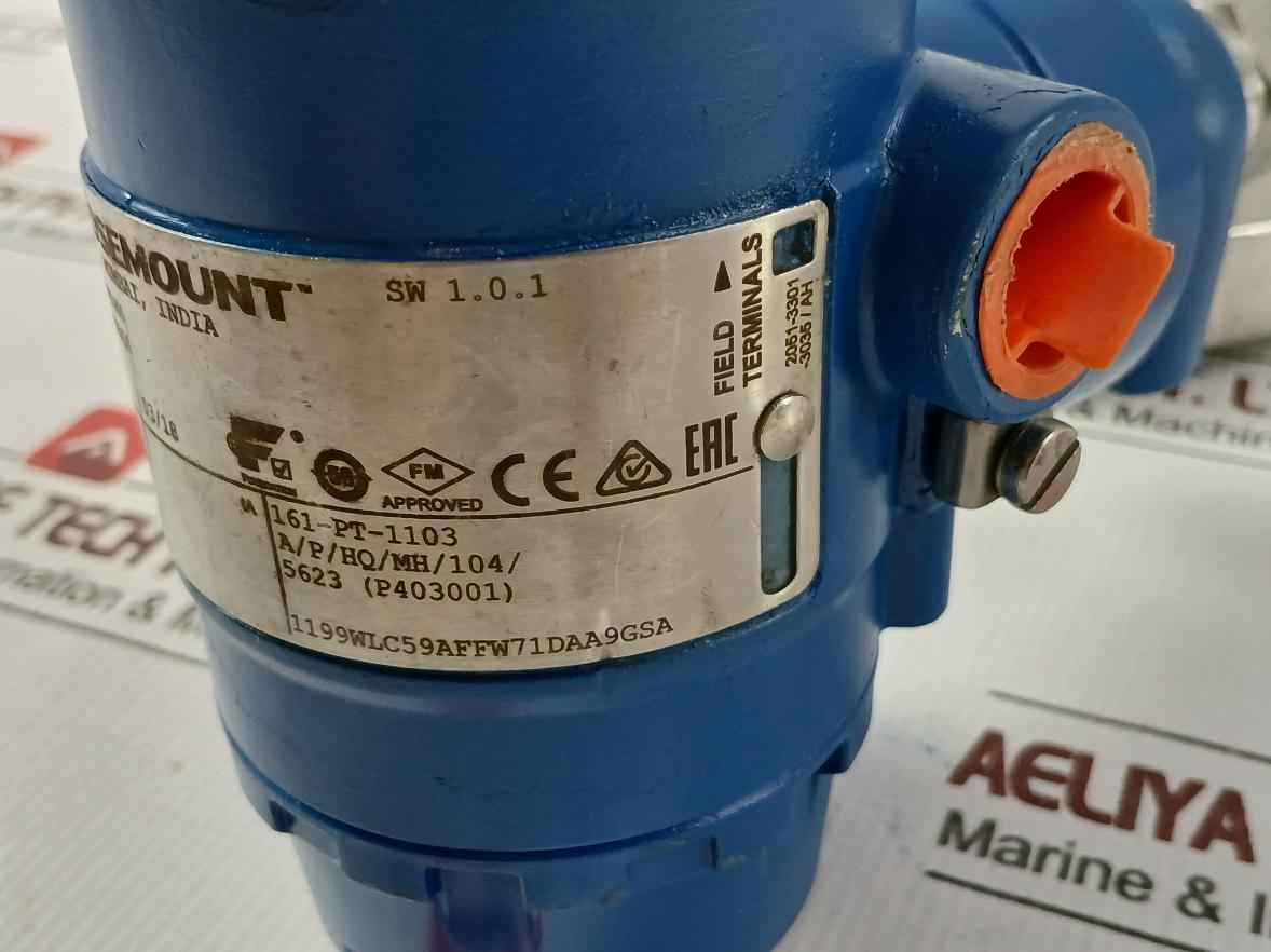 Rosemount 2051Tg2F2B21Awr5S1B4Iam5Q4 Fieldbus Pressure Transmitter 150Psi 5M