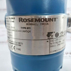 Rosemount 2051Tg2F2B21Awr5S1B4Iam5Q4 Pressure Transmitter 9.0-17.5 Vdc 17.5 Ma