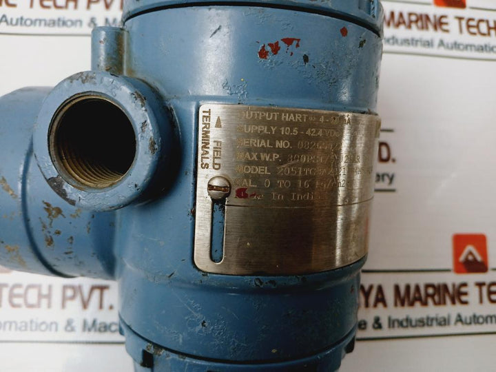 Rosemount 2051Tg3A2B21Ab4M5D4Q4 Pressure Transmitter 10.5-42.4 Vdc.