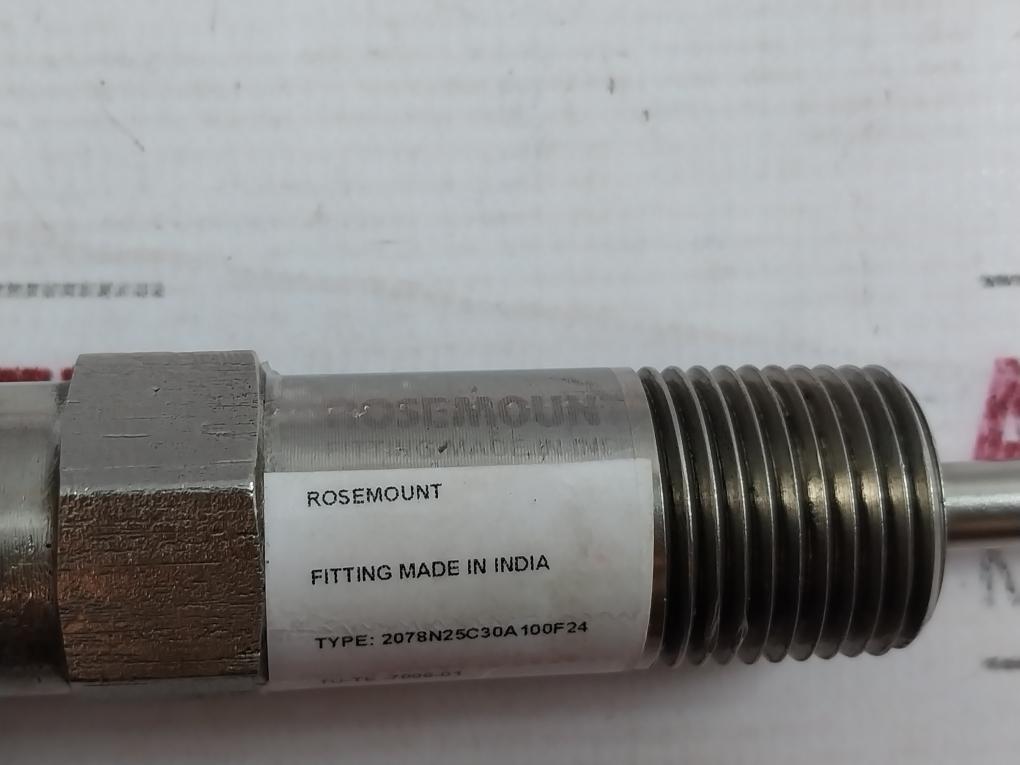 Rosemount 2078N25C30A100F24 Pressure Transmitter Tu-te-7006-01 364-mm