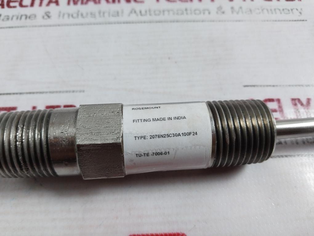 Rosemount 2078N25C30A100F24 Pressure Transmitter Tu-te-7006-01 364-mm