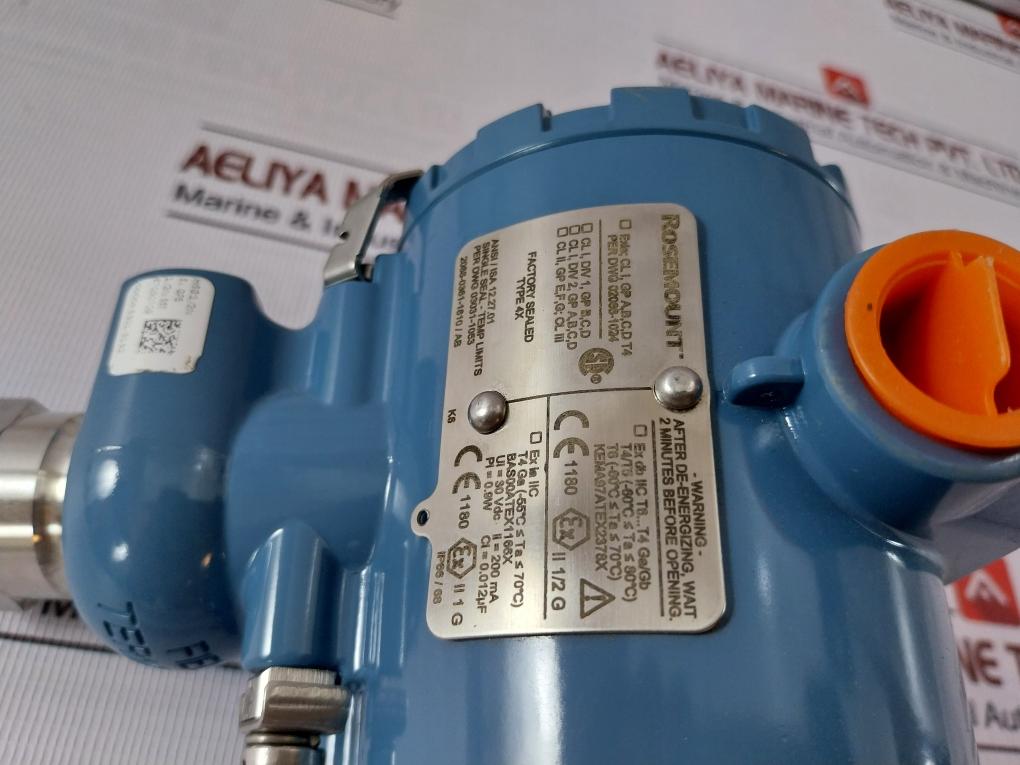 Rosemount 2088G3S22A1K6 Hart Pressure Transmitter 800Psi/5.52Mpa 4-20 Ma