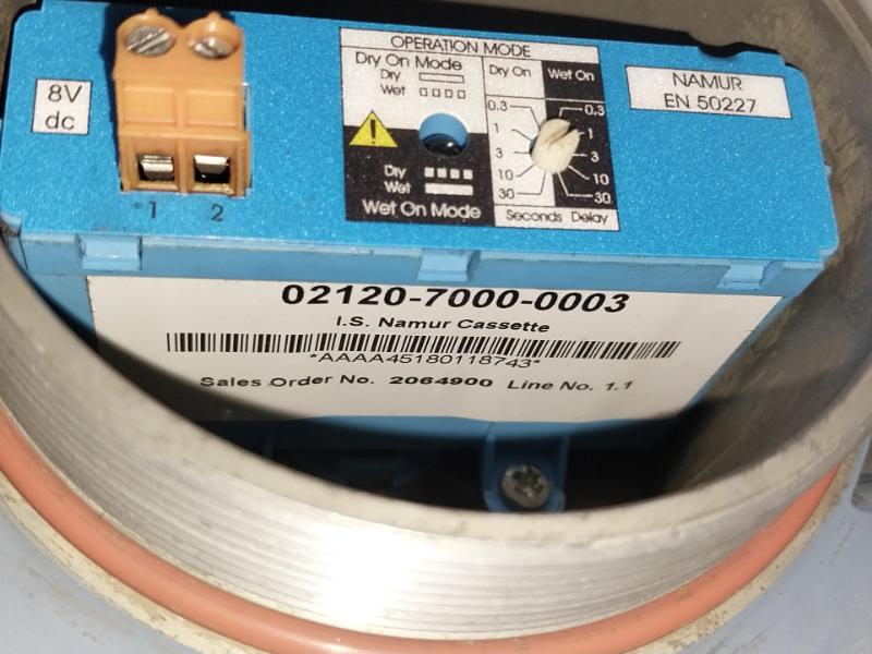 Rosemount 2120 Vibrating Fork Level Switch, Jbe1126100