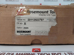 Rosemount 2210 Display Unit Du2210T
