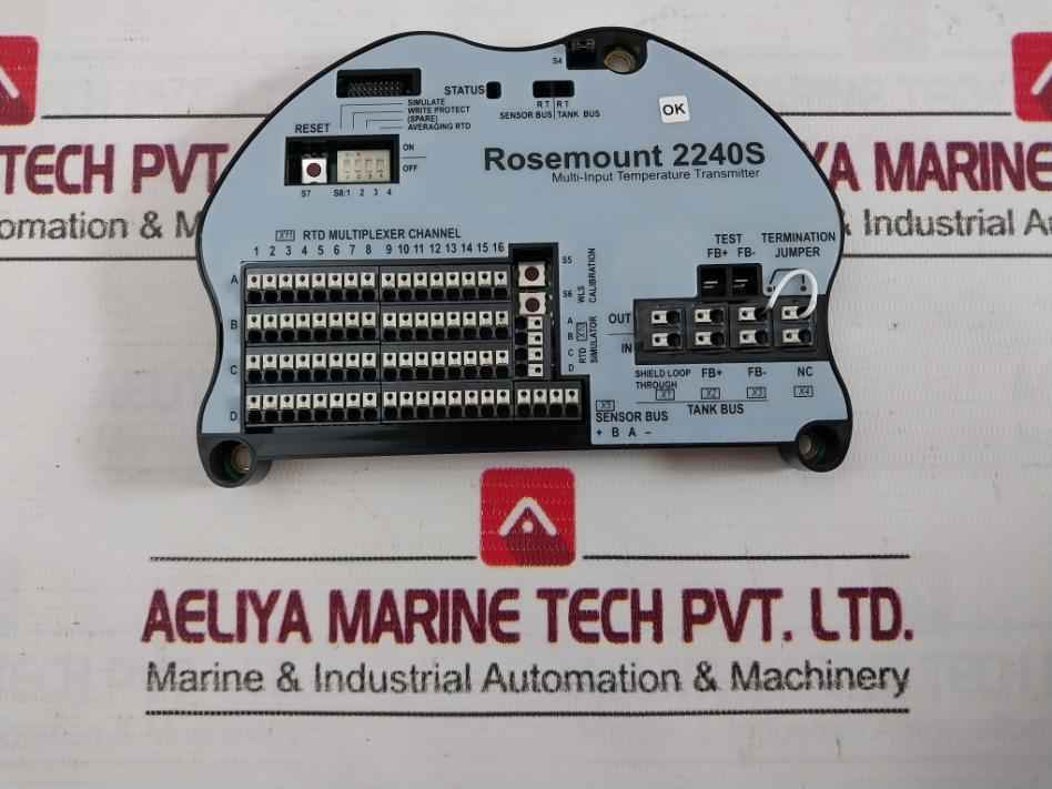Rosemount 2240S Multi Input Temperature Transmitter Pwb 9240040-070 D