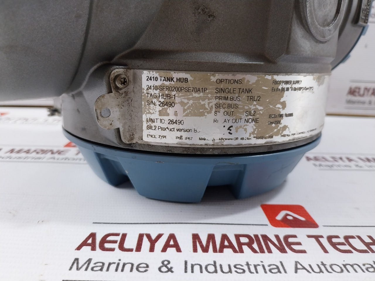 Rosemount 2410-sfr0200Pse70A1P Tank Gauging Hub-1 20W Ip66/Ip67 250V