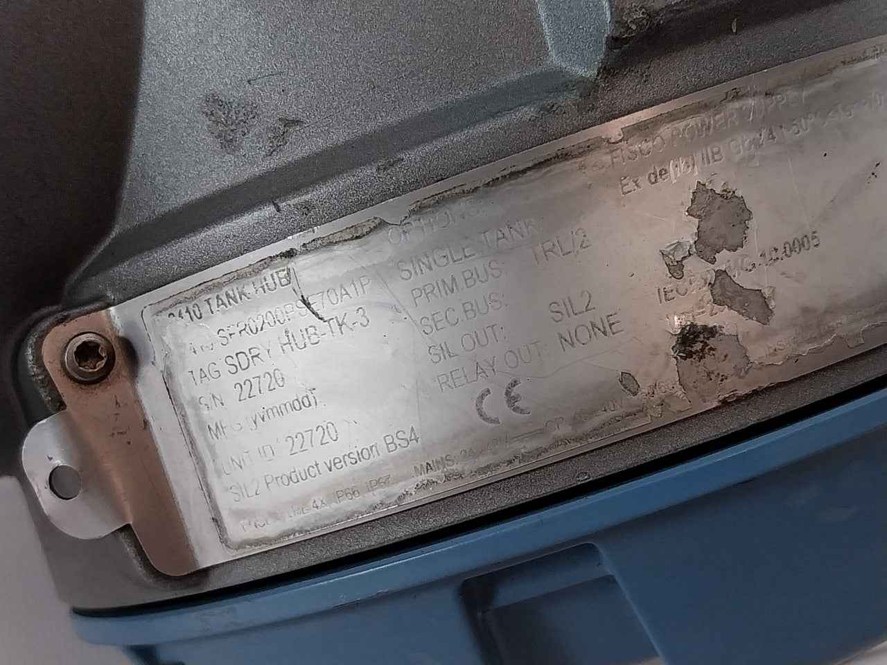 Rosemount 2410-sfr0200Pse70A1P Tank Hub 24-48V 48-240V 50/60Hz Ip66 Ip67