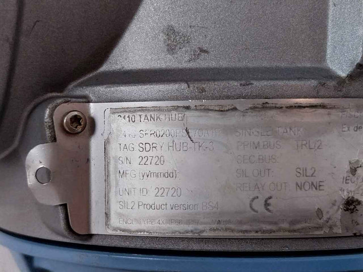 Rosemount 2410-sfr0200Pse70A1P Tank Hub 24-48V 48-240V 50/60Hz Ip66 Ip67