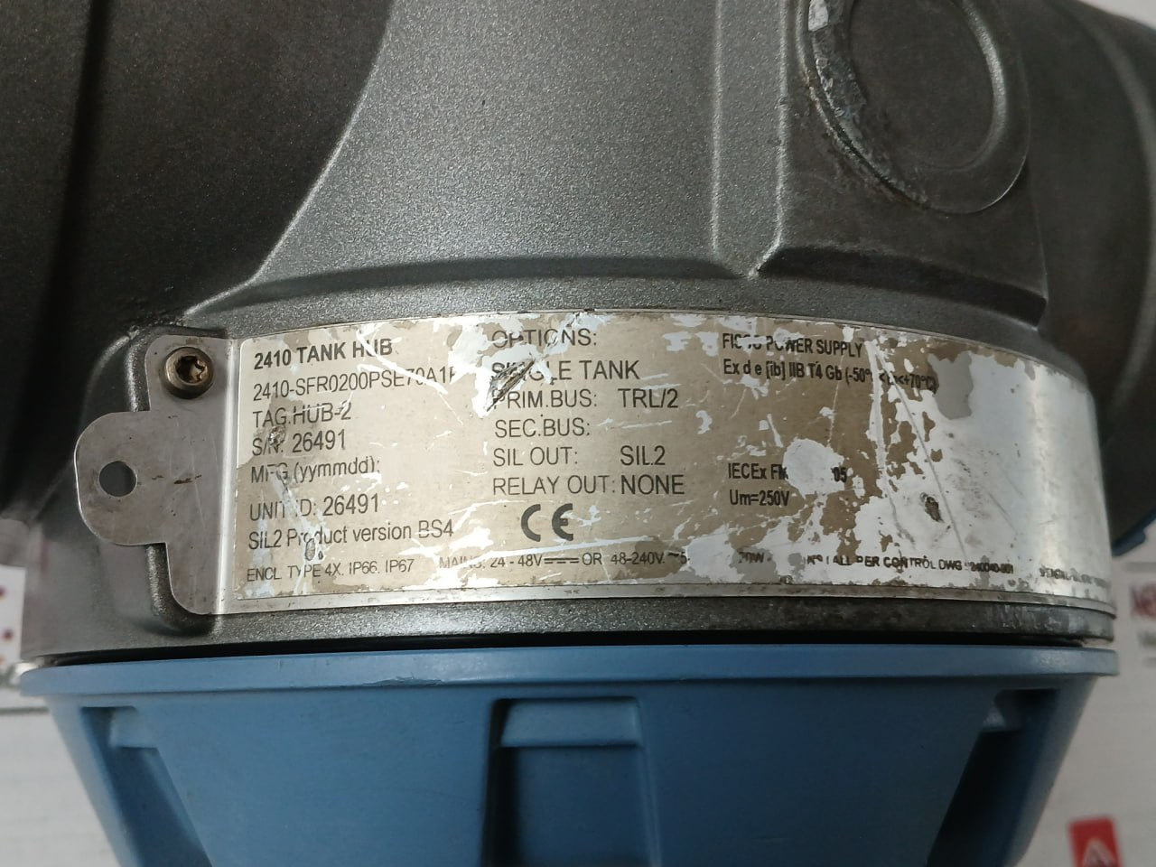 Rosemount 2410-sfr0200Pse70A1P Tank Hub 24-48V 48-240V Ip66 Ip67