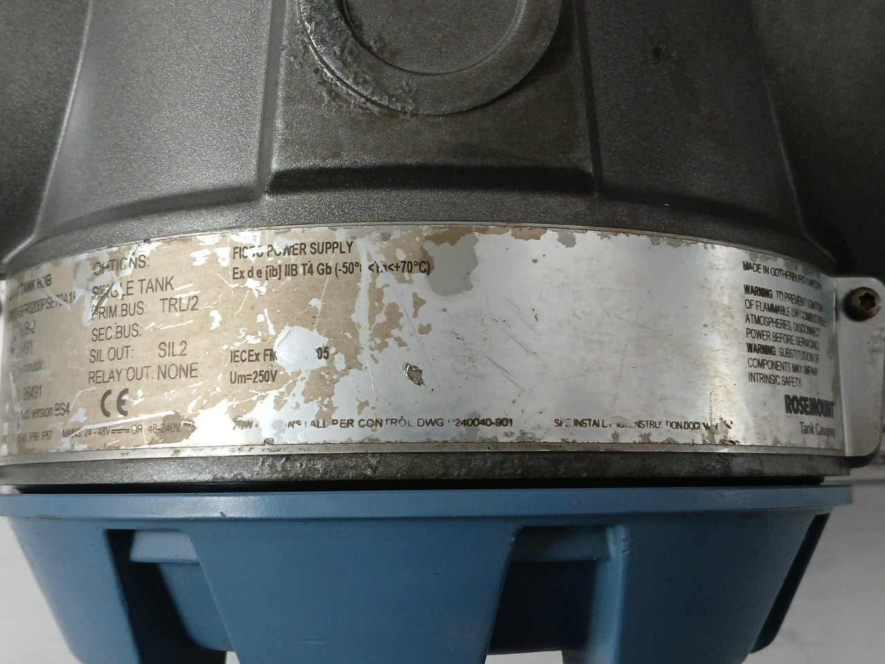 Rosemount 2410-sfr0200Pse70A1P Tank Hub 24-48V 48-240V Ip66 Ip67