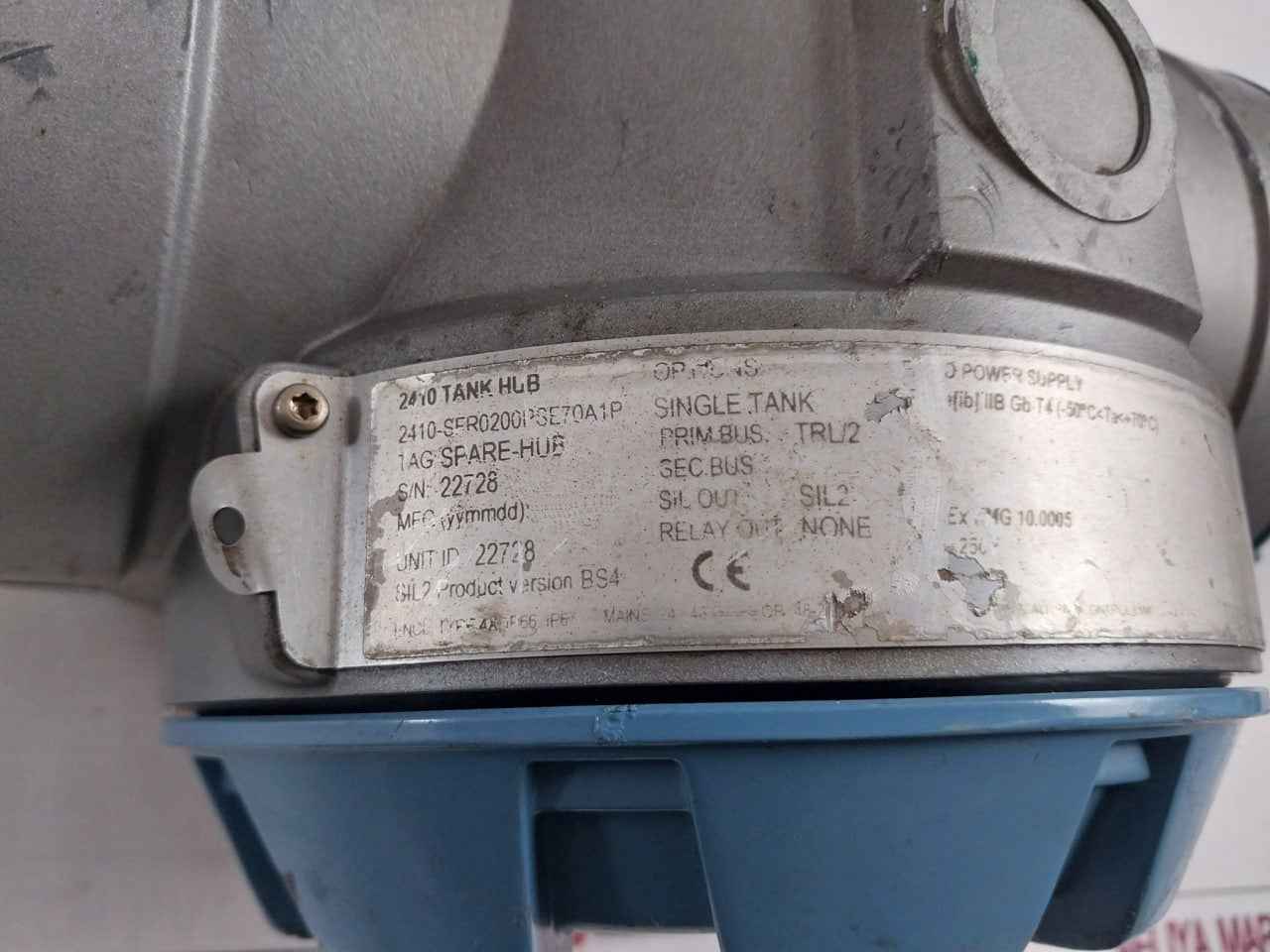 Rosemount 2410-sfr0200Pse70A1P Tank Hub Ip66 Ip67 24-48V 48-240V