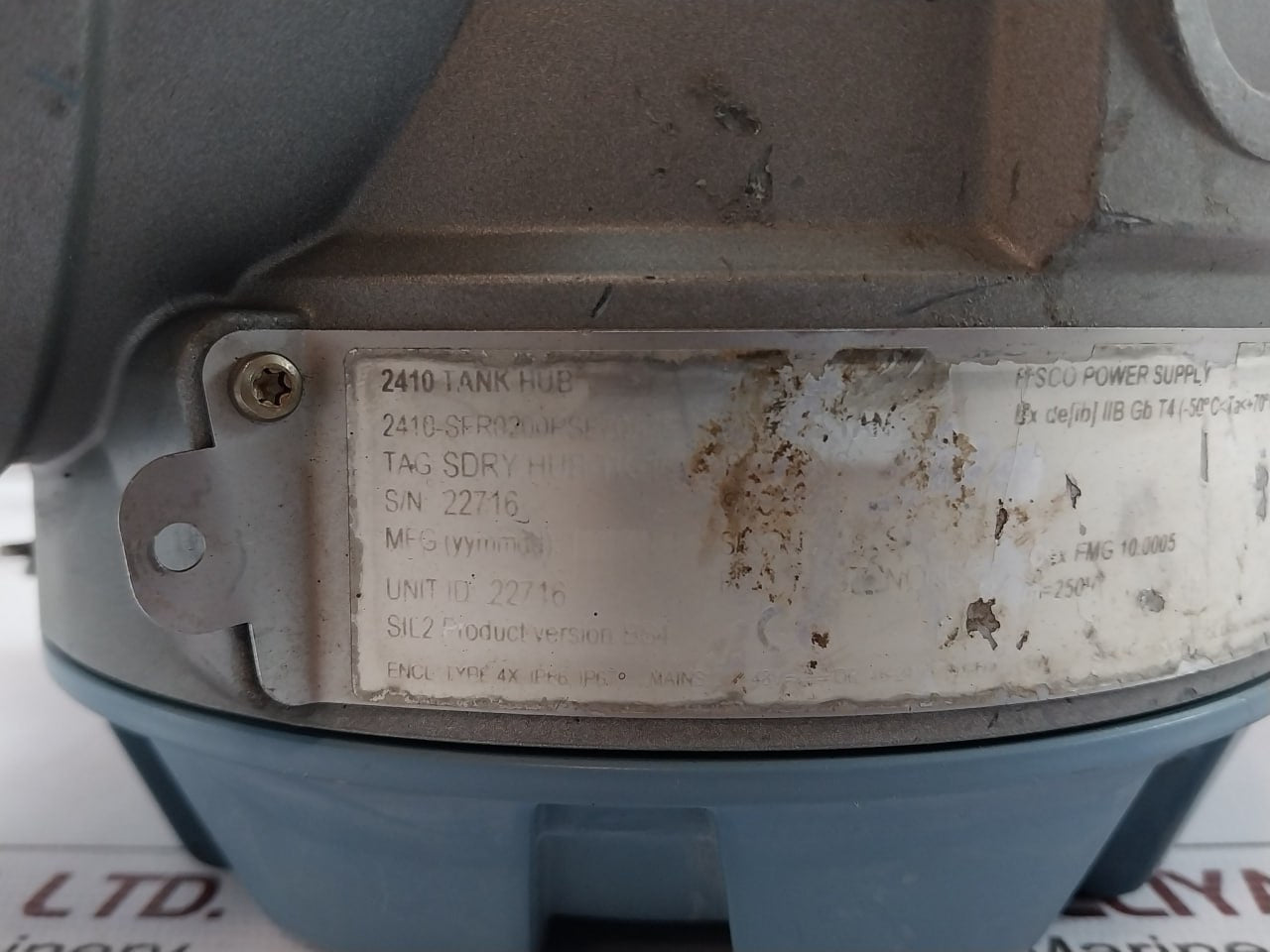 Rosemount 2410-sfr0200Pse70A1P Tank Hub Ip66, Ip67 24-48V 48-240V 50/60Hz 20W