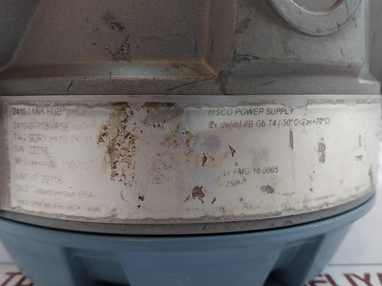 Rosemount 2410-sfr0200Pse70A1P Tank Hub Ip66, Ip67 24-48V 48-240V 50/60Hz 20W
