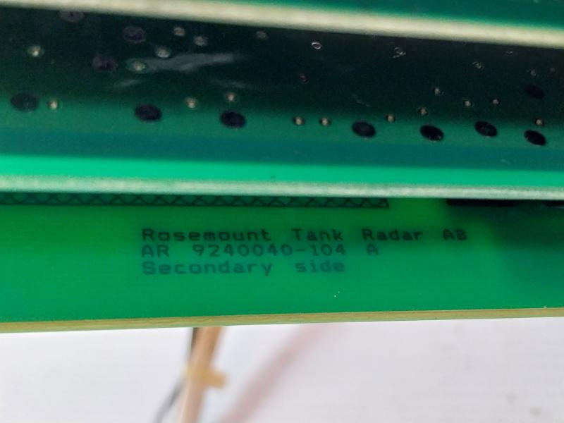 Rosemount 2410 Level Gauge Storage Tank Hub 9240040585 A Ar 9240040-104 A 94V