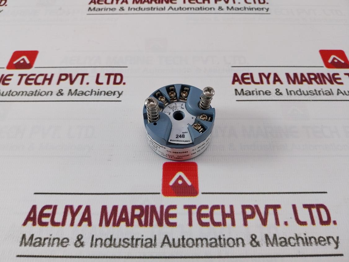 Rosemount 248Hai1N0Q4C4 Temperature Transmitter 00248-7403-0001 Rev. Ab 12-42.4V