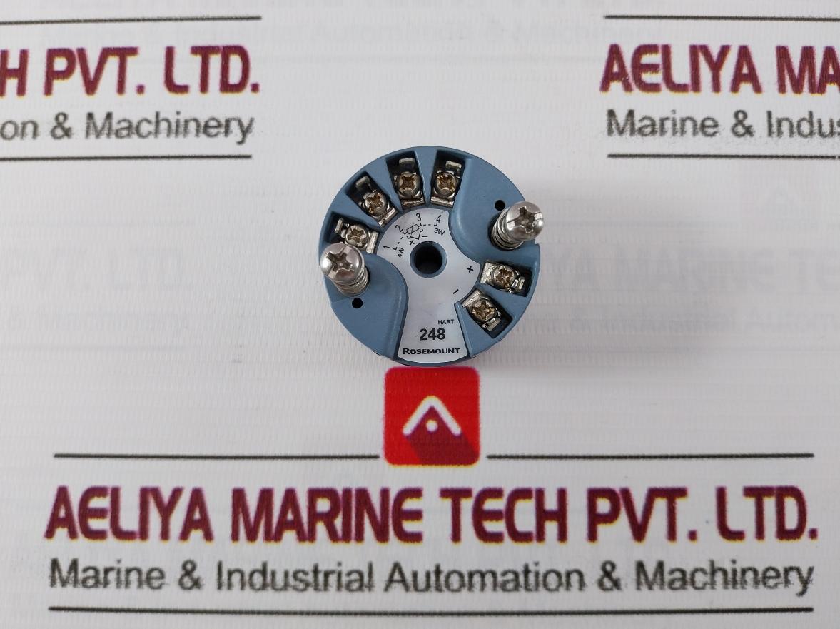 Rosemount 248Hai1N0Q4C4 Temperature Transmitter 00248-7403-0001 Rev. Ab 12-42.4V