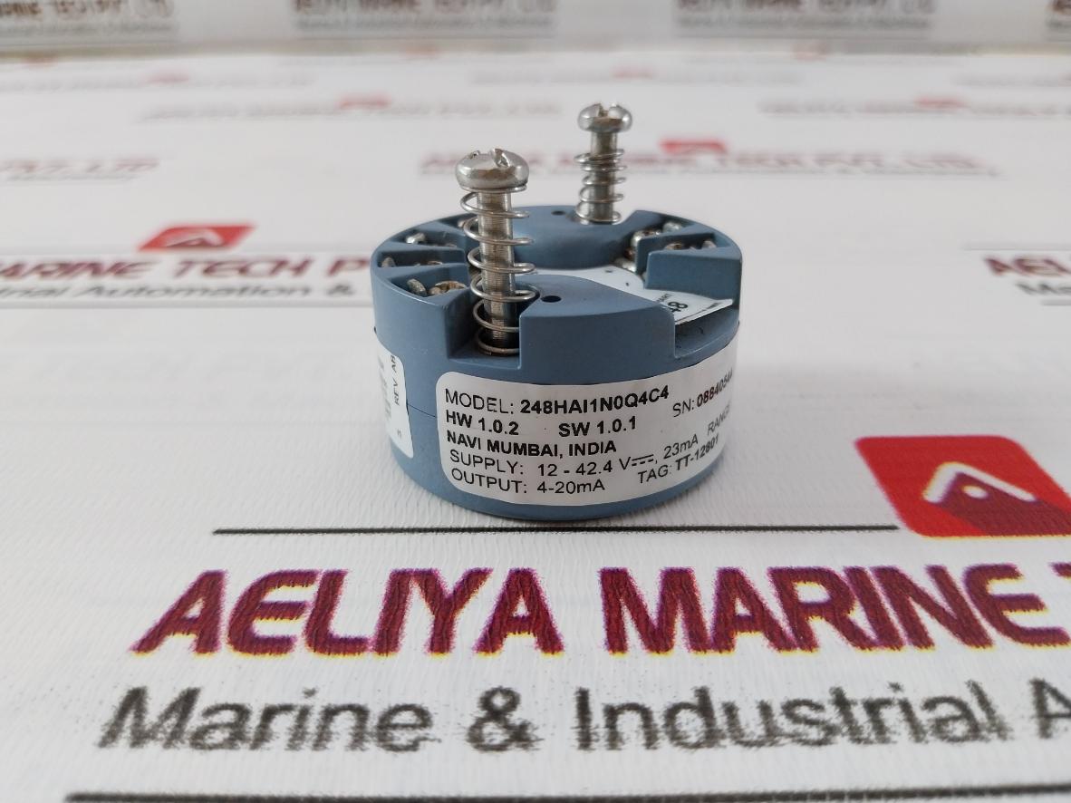 Rosemount 248Hai1N0Q4C4 Temperature Transmitter 00248-7403-0001 Rev. Ab 12-42.4V