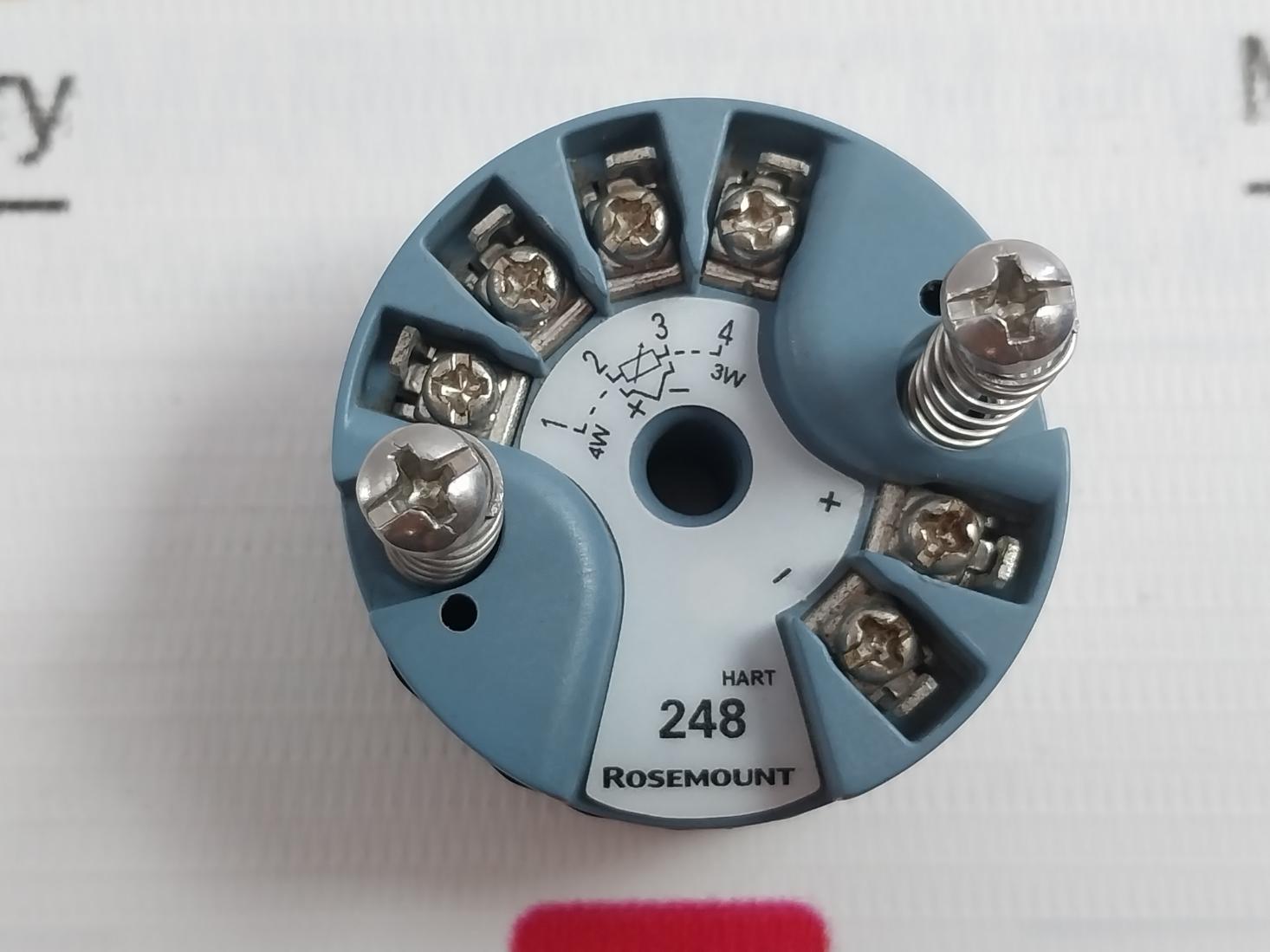 Rosemount 248Hai1N0Q4C4 Temperature Transmitter 00248-7403-0001 Rev: Ab 12-42.4V