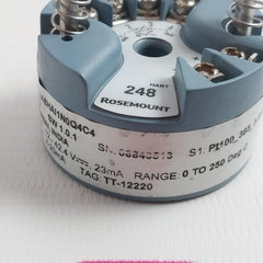 Rosemount 248Hai1N0Q4C4 Temperature Transmitter 00248-7403-0001 Rev: Ab 12-42.4V