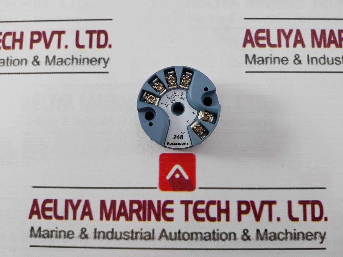 Rosemount 248Hai1N0Q4C4 Temperature Transmitter 4-20Ma 12-42.4V