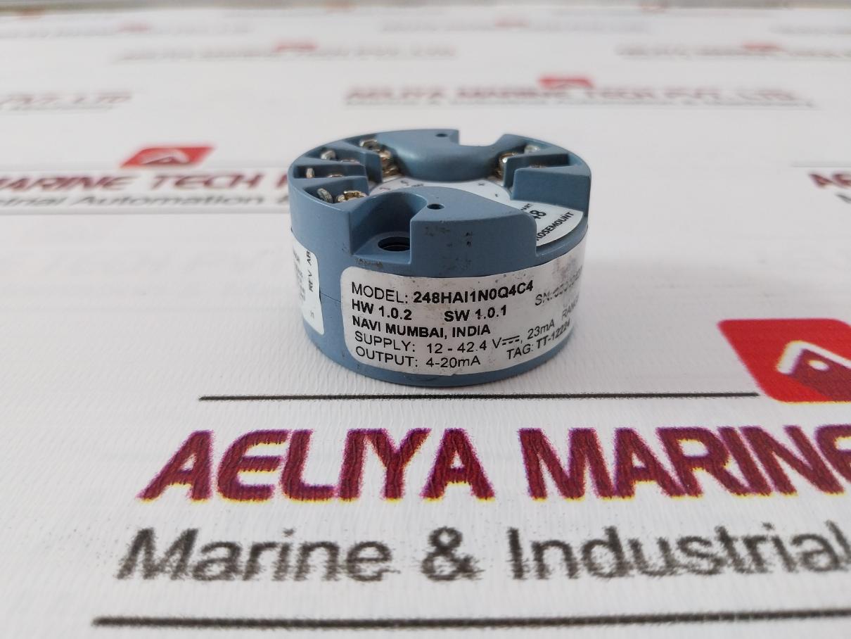 Rosemount 248Hai1N0Q4C4 Temperature Transmitter 4-20Ma 12-42.4V
