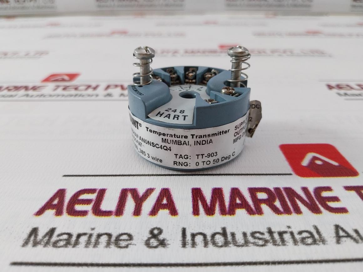 Rosemount 248Hanan0Nsc4Q4 Temperature Transmitter 01111-1401-0002 0 To 50 Deg C