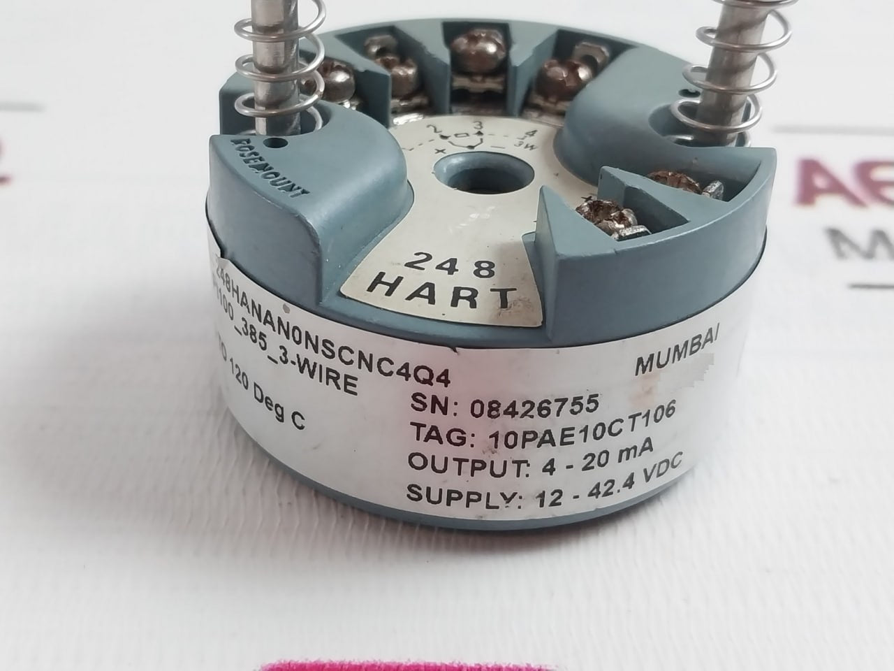 Rosemount 248Hanan0Nscnc4Q4 Temperature Transmitter 12-42.4 Vdc 4-20Ma