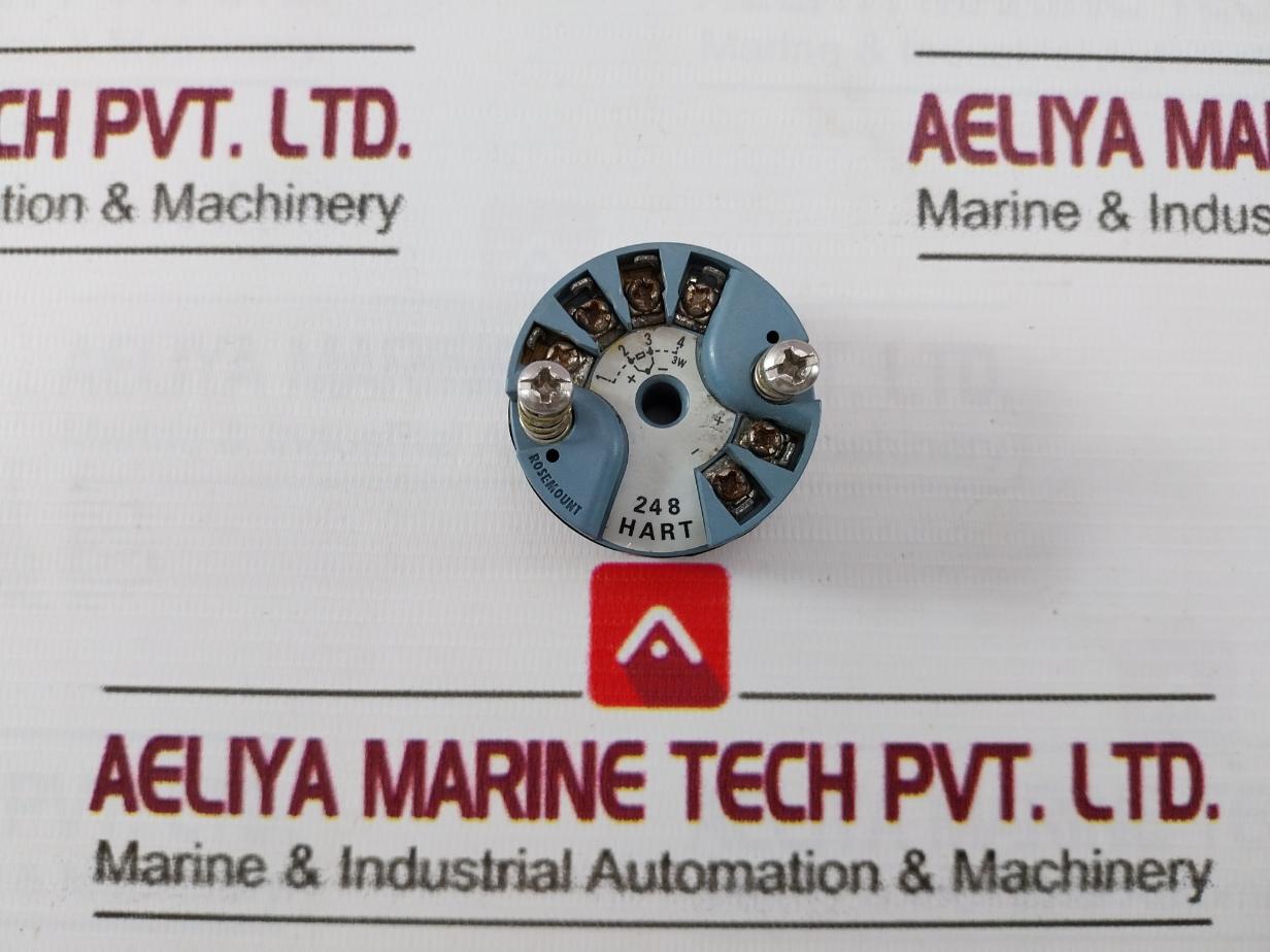 Rosemount 248Hanan0Nsq4 Temperature Transmitter 01111-1401-0002 0-300 C 4-20 Ma