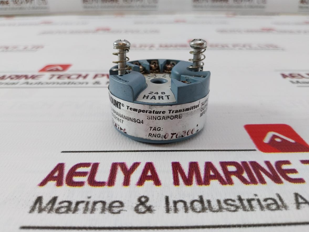 Rosemount 248Hanan0Nsq4 Temperature Transmitter 01111-1401-0002 0-300 C 4-20 Ma