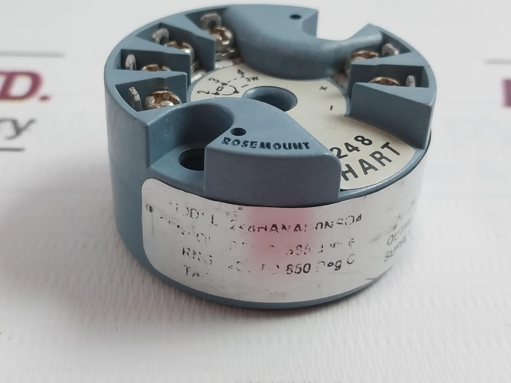 Rosemount 248Hanan0Nsq4 Temperature Transmitter 4-20Ma