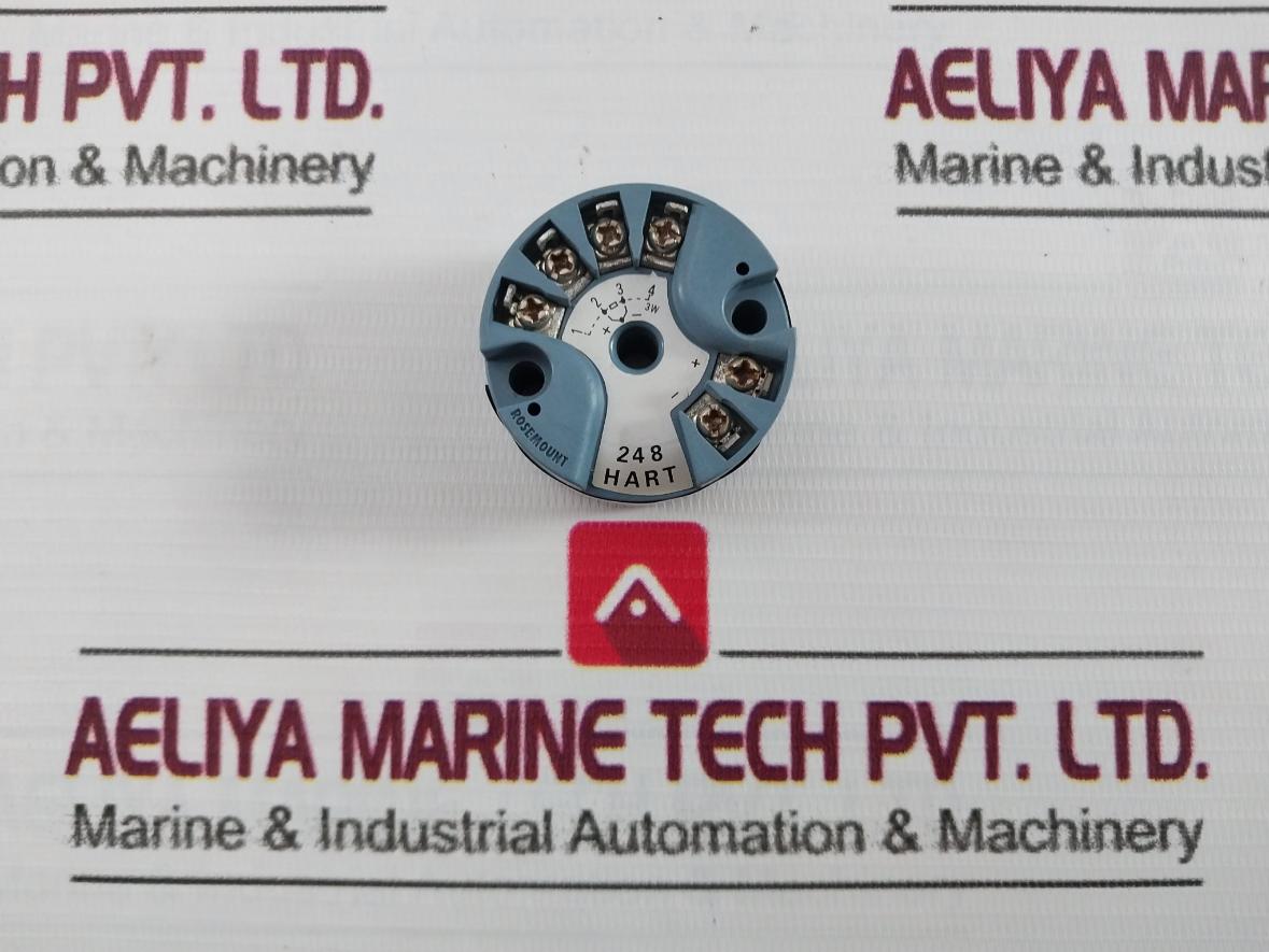 Rosemount 248Hanan0Nsq4 Temperature Transmitter 4-20 Ma Sw5.2.2 12-42.4Vdc