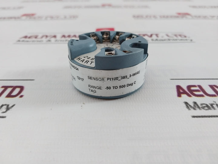 Rosemount 248Hanan0Nsq4 Temperature Transmitter 4-20 Ma Sw5.2.2 12-42.4Vdc