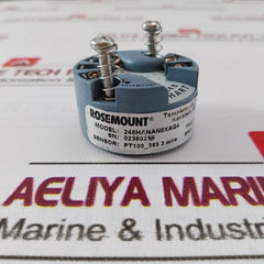 Rosemount 248Hanan0Xaq4 Temperature Transmitter 01111-1401-0002 12-42.4 Vdc