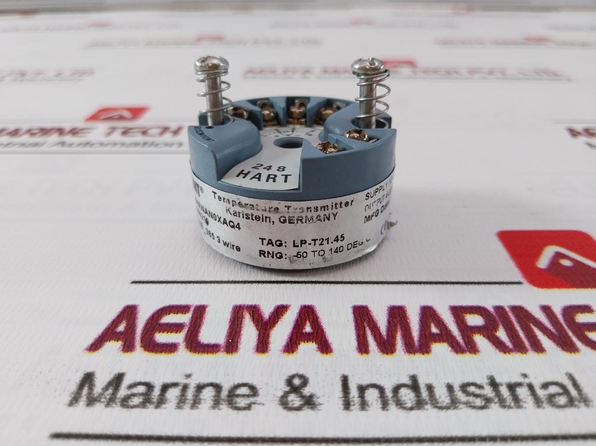Rosemount 248Hanan0Xaq4 Temperature Transmitter 01111-1401-0002 12-42.4 Vdc
