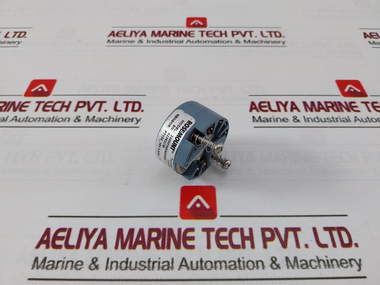 Rosemount 248Hanan0Xaq4 Temperature Transmitter 01111-1401-0002 12-42.4 Vdc