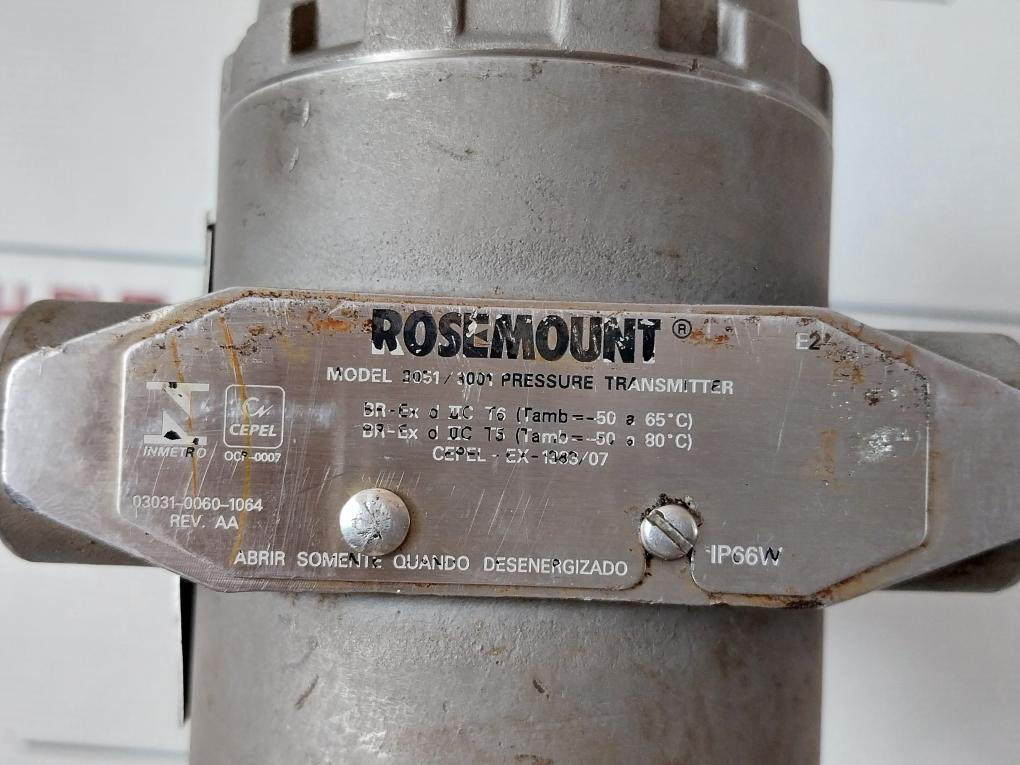 Rosemount 3051 Pressure Transmitter 03031-0193-0103