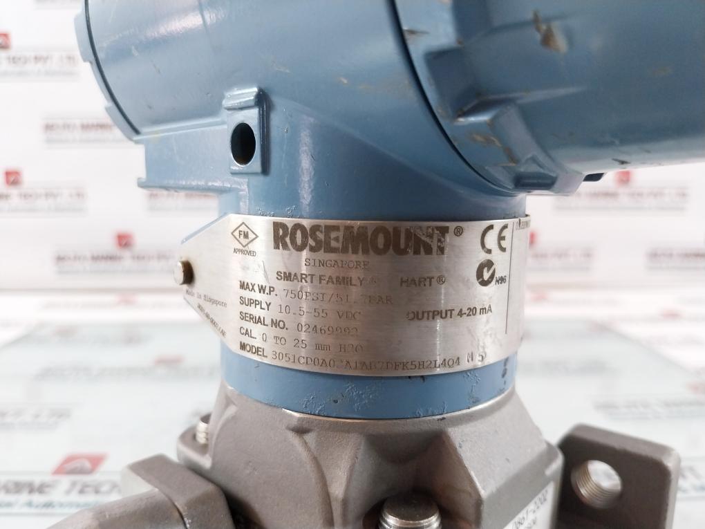 Rosemount 3051CD0A02A1AB7DFK5H2L4Q4 Hart Pressure Transmitter