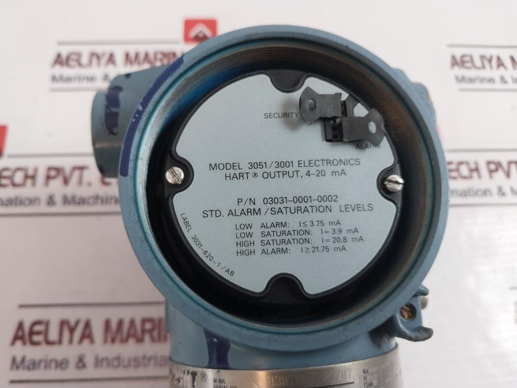 Rosemount 3051Cd1A22A1Ai1L4 Pressure Transmitter 03031-0001-0002