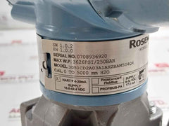 Rosemount 3051Cd2A03A1Ah2Bam5D4Q4 Pressure Transmitter 3626 Psi/250Bar 4-20 Ma