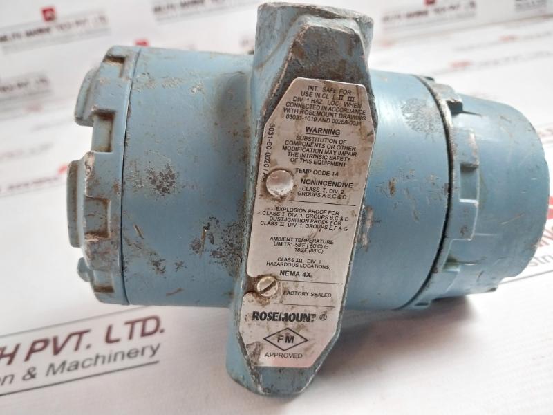 Rosemount 3051Cd2A22A1Am5B4Dfk5Q4 Pressure Transmitter 3626 Psi/ 250 Bar 4-20 Ma