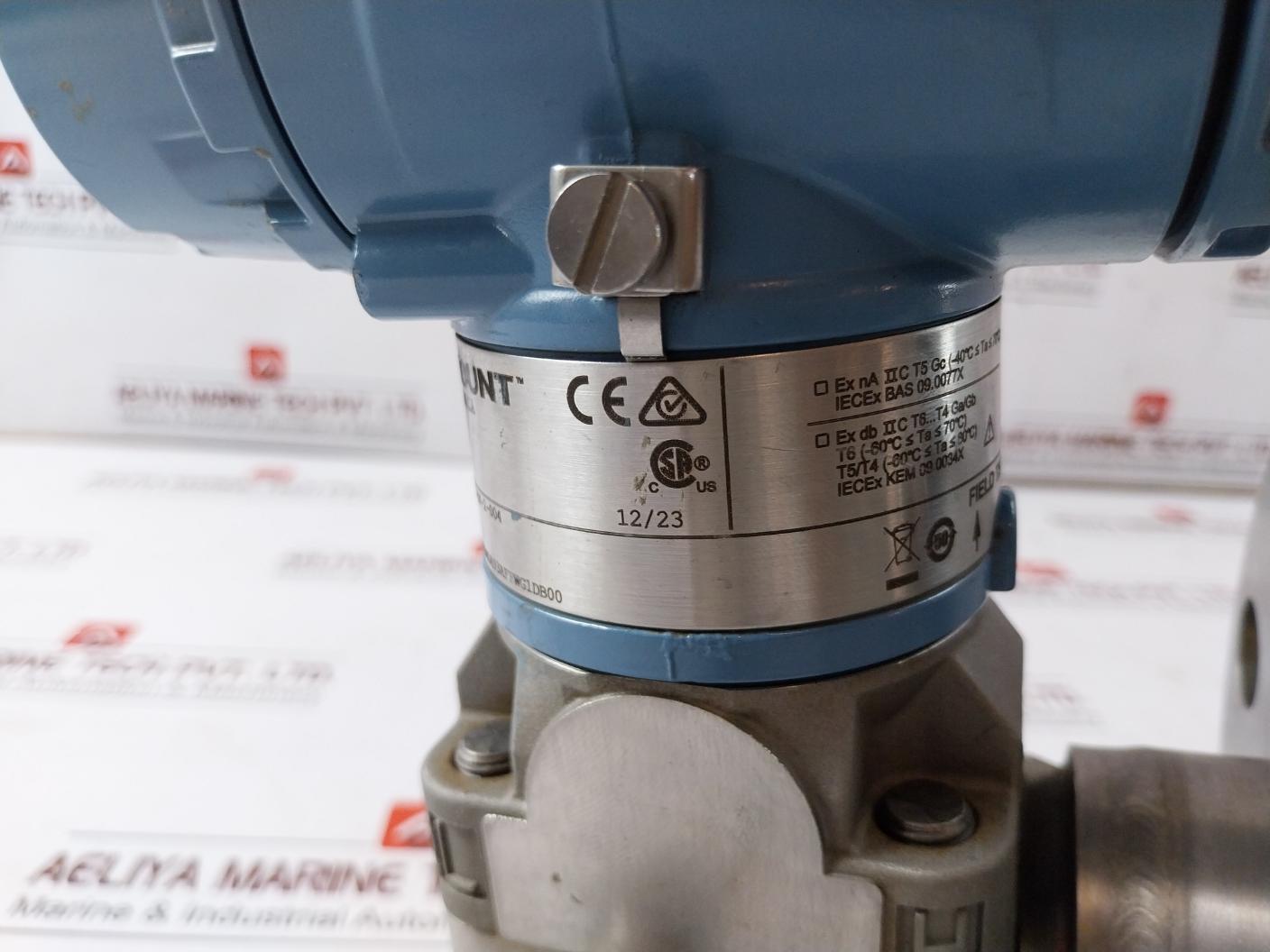 Rosemount 3051Cd2A22A1As1B4K7M5Q4D4P1Hr7 Pressure Transmitter 275Psi/19.0 Bar