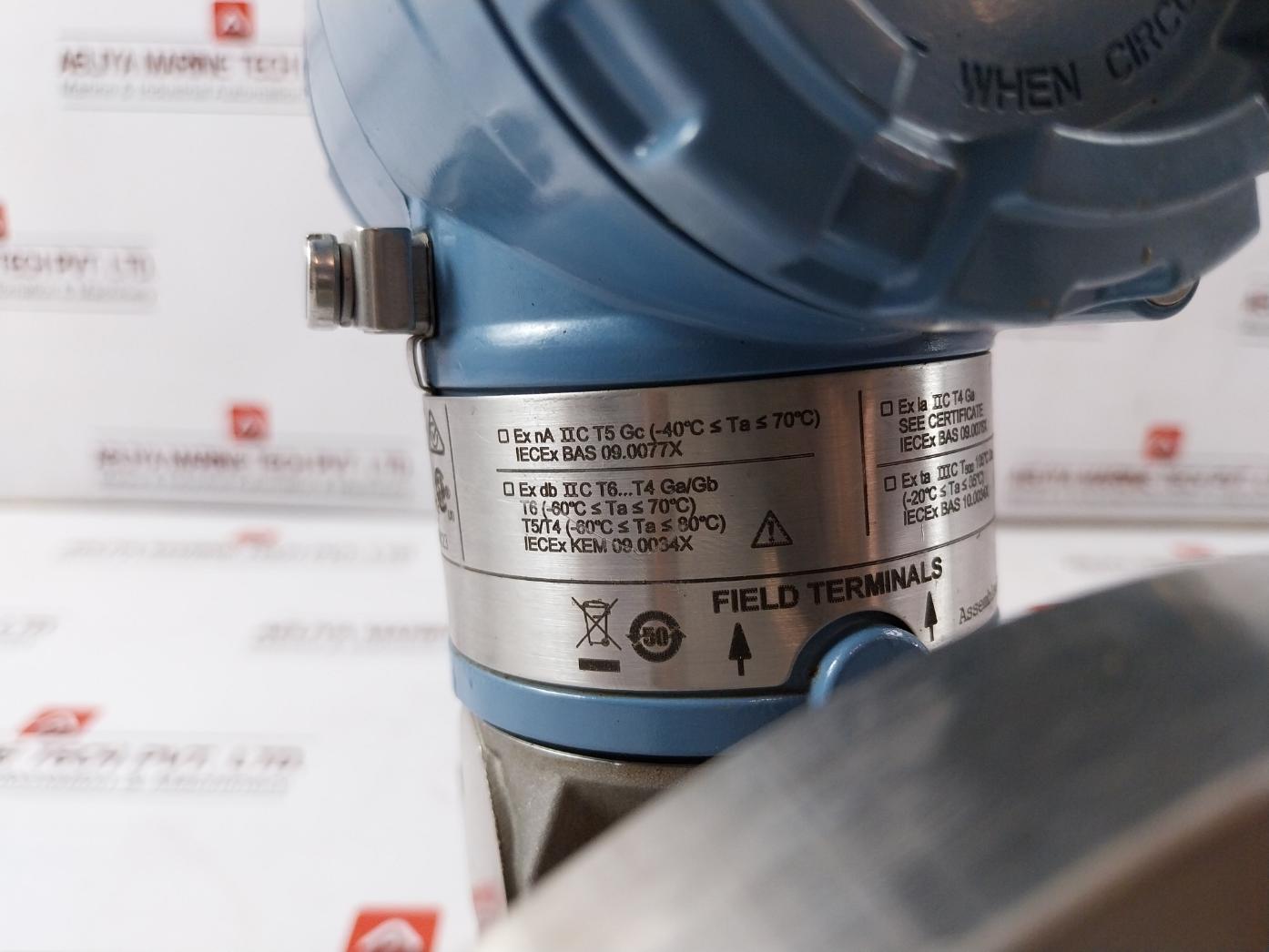 Rosemount 3051Cd2A22A1As1B4K7M5Q4D4P1Hr7 Pressure Transmitter 275Psi/19.0 Bar