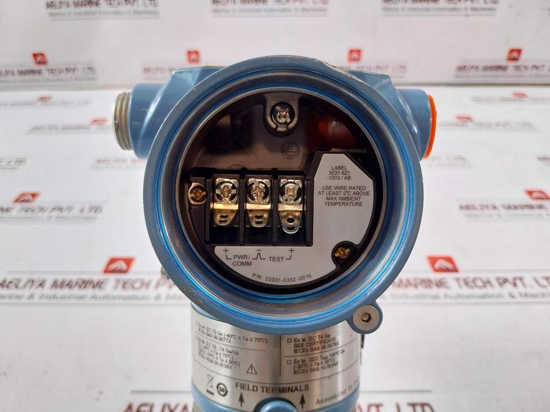 Rosemount 3051Cd2A22A1As1B4K7M5Q4D4P1Hr7 Pressure Transmitter 275Psi/19.0 Bar