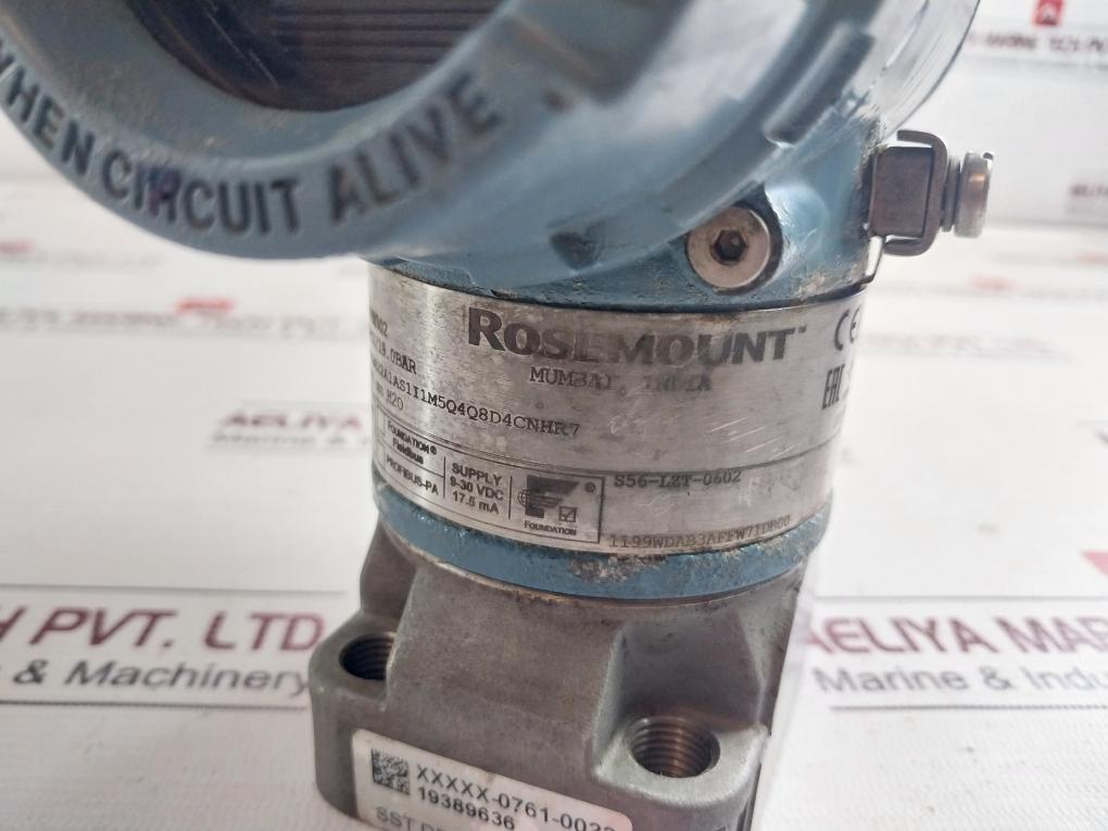 Rosemount 3051Cd2A22A1As1I1M5Q4Q8D4Cnhr7 Hart Pressure Transmitter 4-20Ma