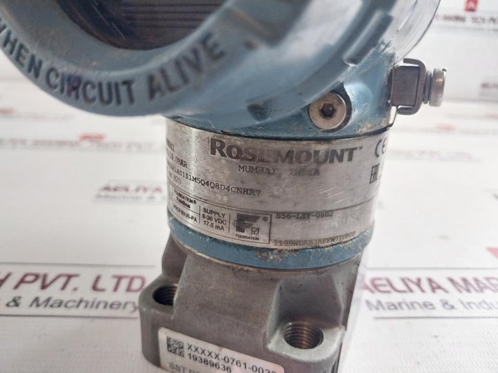Rosemount 3051Cd2A22A1As1I1M5Q4Q8D4Cnhr7 Hart Pressure Transmitter 4-20Ma