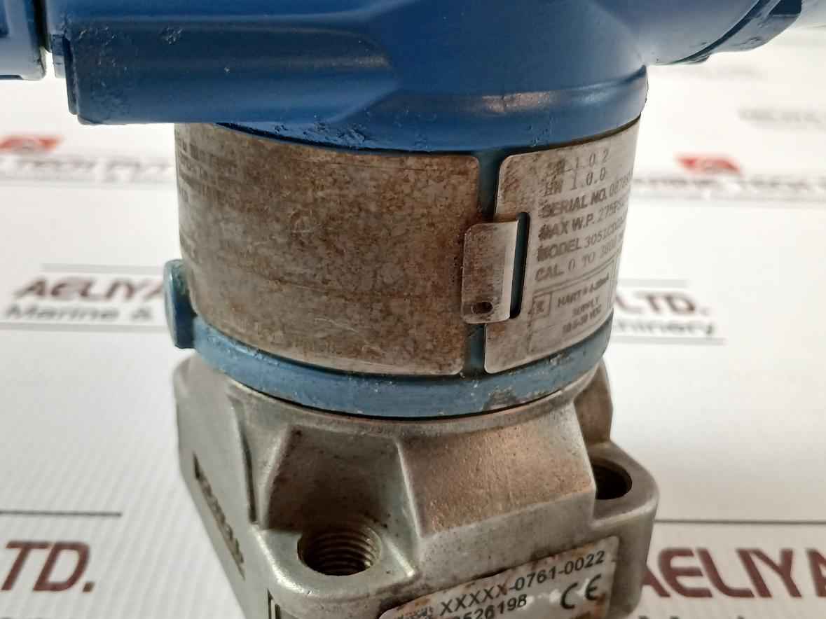 Rosemount 3051Cd2A22A1As1I1M5Q4Q8D4Cnhr7 Pressure Transmitter 275 Psi/19.0 Bar