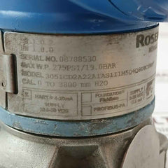 Rosemount 3051Cd2A22A1As1I1M5Q4Q8D4Cnhr7 Pressure Transmitter 275 Psi/19.0 Bar