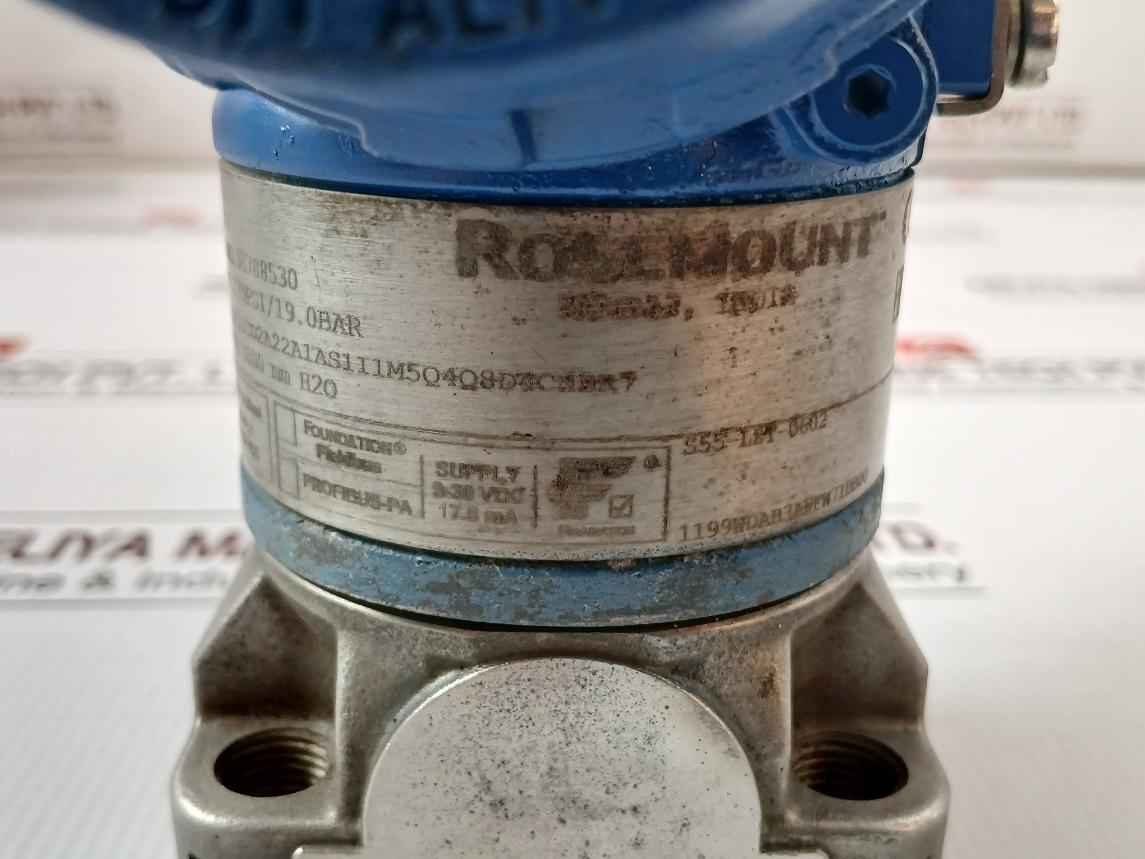 Rosemount 3051Cd2A22A1As1I1M5Q4Q8D4Cnhr7 Pressure Transmitter 275 Psi/19.0 Bar