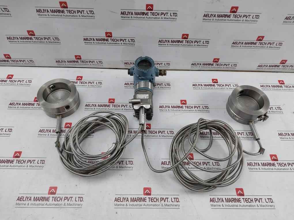Rosemount 3051 Cd2A22A1As2M5B4I1T1Q4Q8 Pressure Transmitter W/ Diaphragm Seal